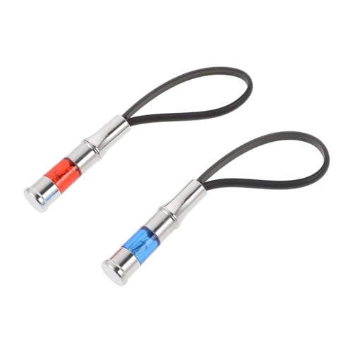 CHILDWEET 6 Pcs Car Static Key Chain Static Elimination Keychain Discharge ESD Keyring Car Keychain Car Key Ring Car Static Eliminator Keychain Static Eliminator Key Fob Car Key Holder Metal