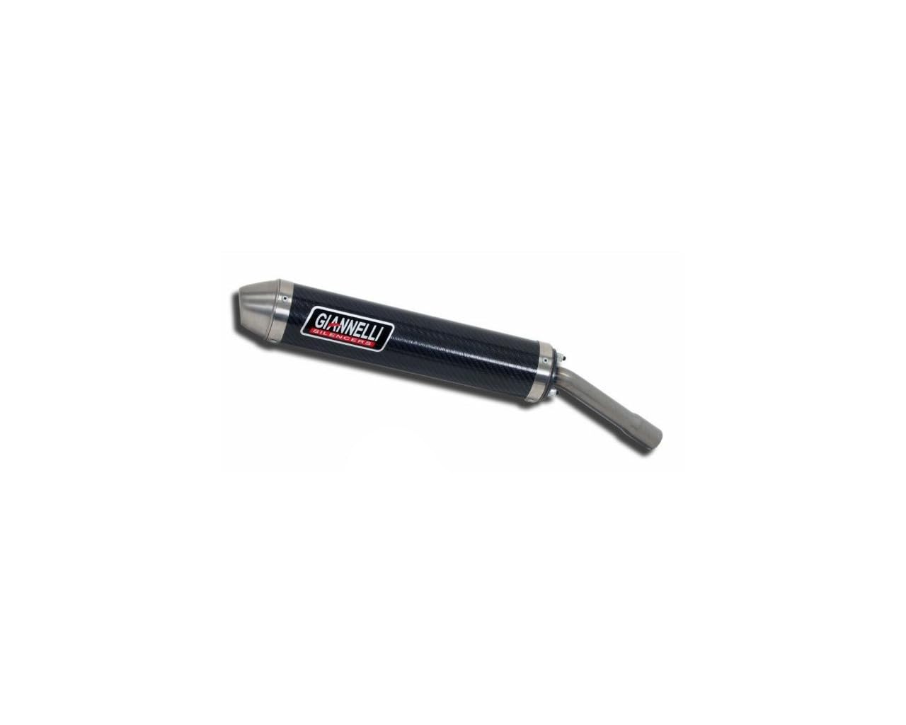 Giannelli Raccordo + Silenziatore Cilindrico Carbonio ›70 Fantic Motor Enduro 50 Casa/Performance 2T 2018 - 4