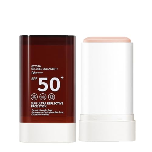 SPF50+ Stick di Fondotinta, Crema Fondotinta 3in1 Opaca e Perfetta, Correttore a Lunga Durata, Fondotinta Leggero Idratante, Protezione Solare PA++++ (#01 Count)
