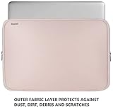 Laptop Sleeve Case 15.6 Inch, Durable Shockproof Protective Cover Flip Case Briefcase Carrying Bag Compatible with 15.6" HP, ASUS, Lenovo, Acer, Notebook, Computer, Ultrabook, Chromebook, Pink - Image 4