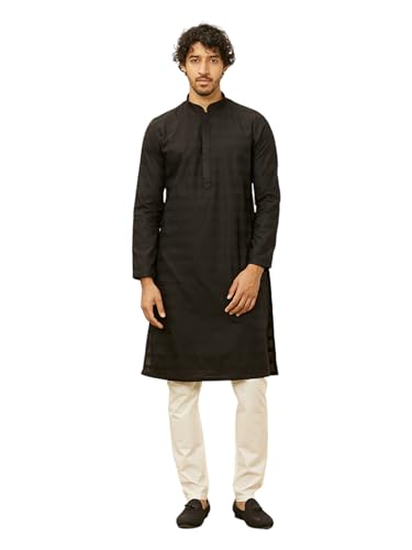 Kurta Ensemble de pyjama Manyavar homme en soie traditionnelle