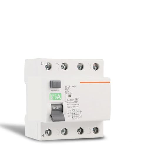 Disjoncteur différentiel EKL6-100H pour éliminer les fuites de courant dangereuses 30mA