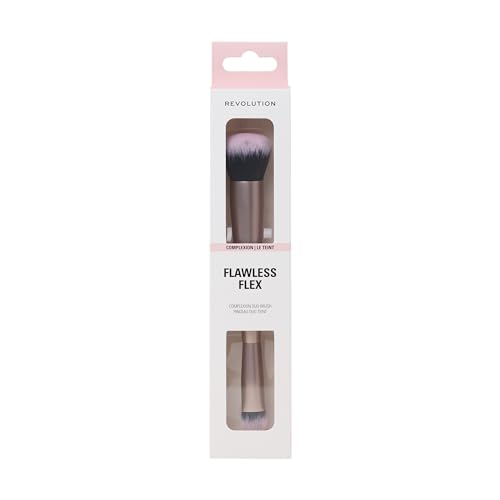Revolution Flawless Flex Duo Face Brush | Dual-Ended Makeup Brush...