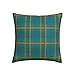Clan Agnew starożytne poszewki na poduszki w szkocką kratę z niewidocznym zamkiem błyskawicznym, dekoracyjna kwadratowa poszewka na poduszkę do salonu, sofy i sypialni 30 x 30 cm