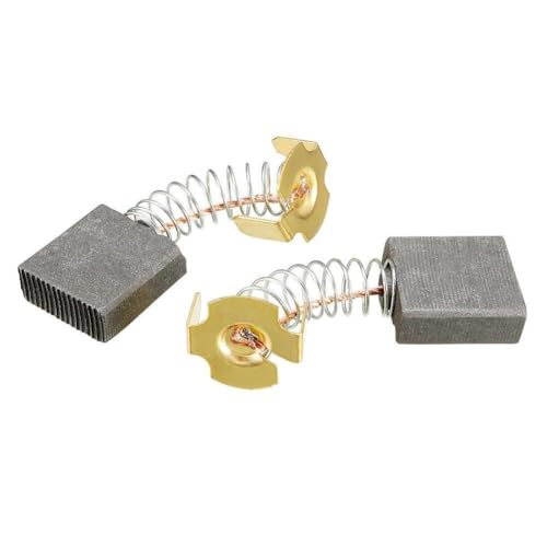 Vilgftyiet Repuesto de escobillas de carbono para sopladores de sierras de corte para amoladoras angulares y motocicletas, herramientas manuales de 18 mm x 17 x 7 mm
