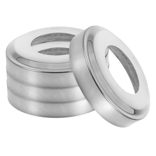Cubiertas para barandas de escalera de piscina de acero inoxidable 4 piezas miniatura 1