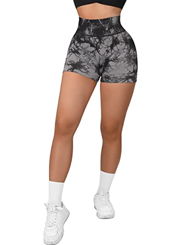 Image of SUUKSESS Women Seamless Booty Shorts Butt Lifting High Waisted Workout 3 inch