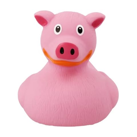 Lilalu 2122 Pig Rubber Duck Bath Toy, Various Cover