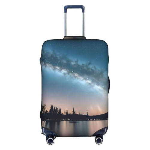 Housse de protection bagage lavable et anti-rayure motif arbres L
