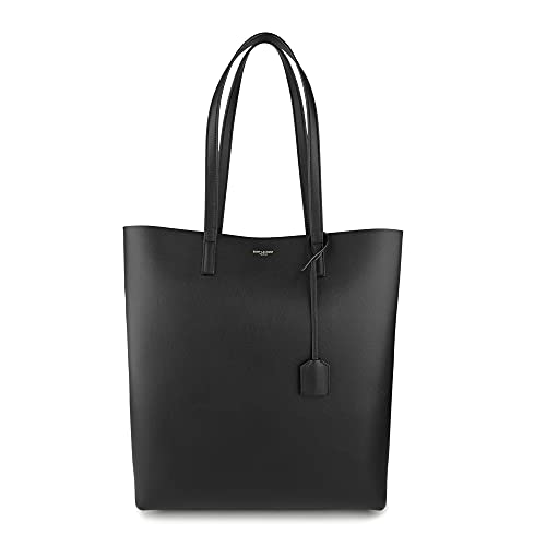 [サンローラン パリ] バッグ レディース トートバッグ ブラック SHOPPING BAG MEDIUM NORTH/SOUTH [ノース/サウス] 600306 CSV0J 1000 BLACK [並行輸入品]