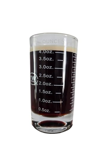 Vaso medidor de vidrio 5oz resistente al calor miniatura 1