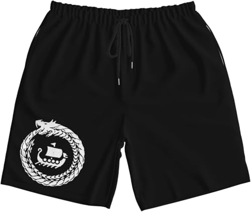Norse Mythology Viking Mens Swim Trunks Quick Dry Board Shorts 7