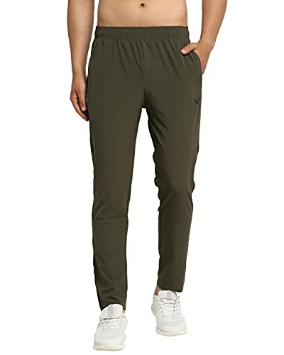 Image of Invincible Men's Athleisure Gym Wear Running Workout Training Fitted Track Pants