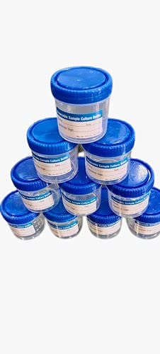 MKB plast Plastic Urine Container (Clear, 30 ml) - Pack of 30 Pieces