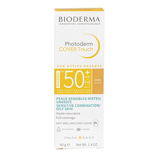 Photoderm Cover Touch Fl Dourado 50+, Bioderma, 40 Ml