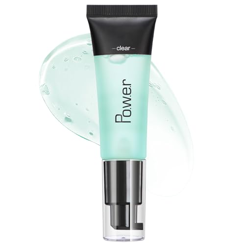Erinde Hydrating Jelly Primer Makeup, Power Grip Face Foundation Gel, Long Lasting Moisturizing Primer Gesicht, Full Coverage Cosmetics Primer, Milk Makeup Primer Gel (Clear)