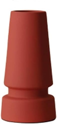 Vase Desktop Flower Vase Decor Ceramic for Room Decoration Tabletop Pot Vases Flowers(Plum)