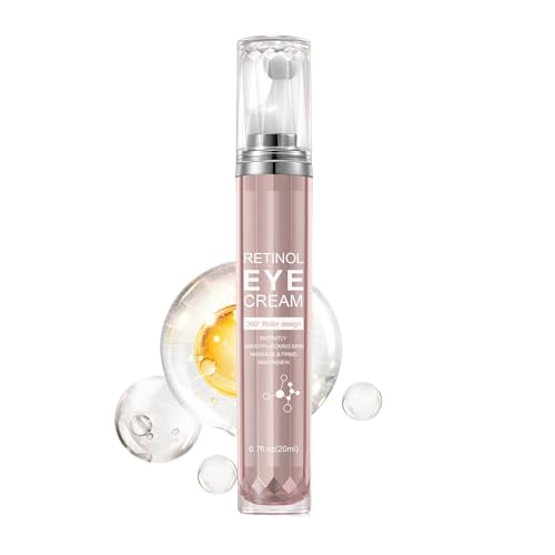 Crema Contorno De Ojos Con Aplicador Roller Ball - Rodillo Para Ojeras De Acero Inoxidable | Gel Refrescante Reafirmante Diario Para Mujer Regalo Viaje Cumpleaños Día De La Madre