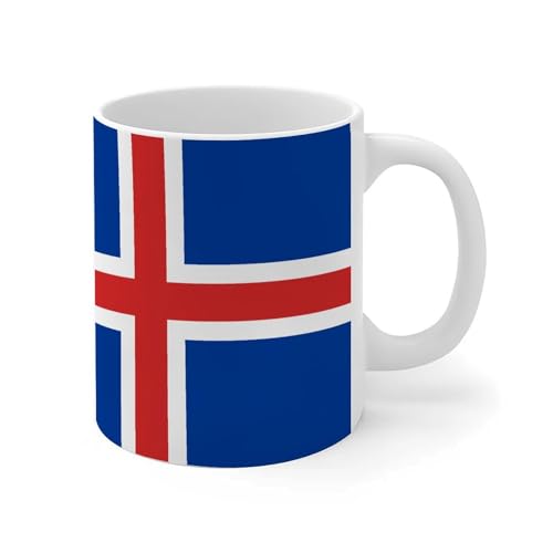 Wodevor Divertida taza de café con acento de Islandia, diseño patriótico de bandera del país, tazas de cerámica sarcásticas, regalos para profesores, él, abuelo, pareja, 325 ml, color blanco Wodevor Divertida taza de café con acento de Islandia, diseño patriótico de bandera del país, tazas de cerámica sarcásticas, regalos para profesores, él, abuelo, pareja, 325 ml, color blanco