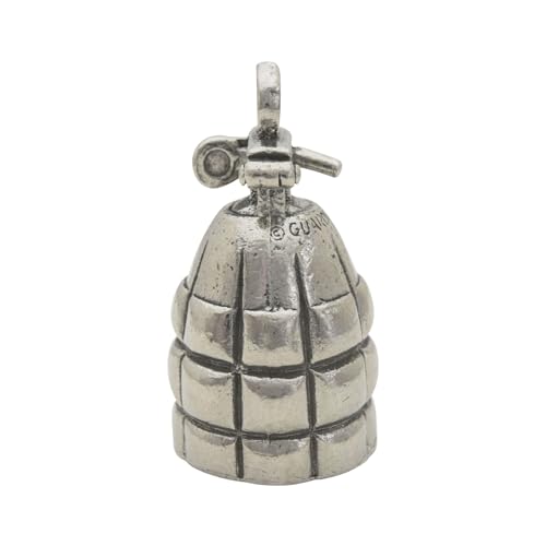 Image of Guardian Bell Good Luck Bell w /Keyring & Black Velvet Bag | Motorcycle Bell | Lead-Free Pewter | Made in USA