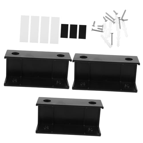 DOITOOL 1set Under Desk Laptop Mount Angle Multifunctional Holder for Laptop Keyboard and Router Space-Saving Design for Tidy Workspace