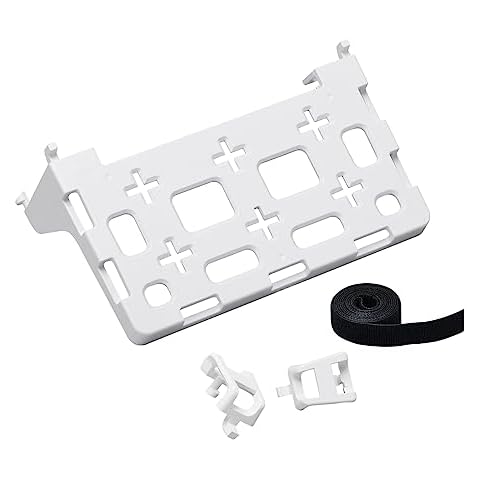 Media Center Box Shelf Bracket, Haoguo Plastic Universal Shelf Bracket Designed for Media Center, Supports 20lbs of Weight, Compatible with Leviton Structured Media Centers White Cover