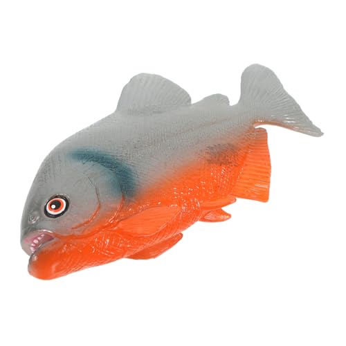 Cabilock Piraña Sólido Juguete De Plástico para Niño Niña Decoración y Pecera Diseño Realista y Educativo
