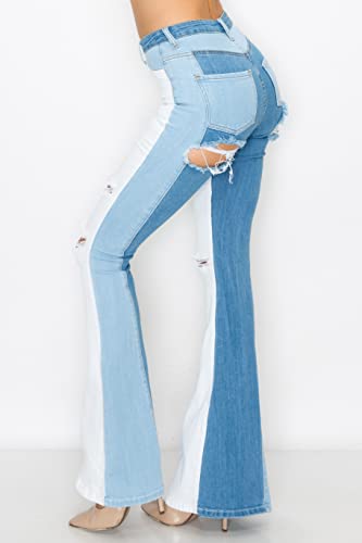 Aphrodite Flare Bell Bottom Jeans for Women - Super High Waisted Wide Leg Flare Bell Bottom Bootcut Stretch Jeans2