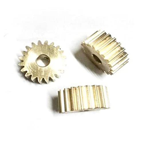 10pcs 0.5M Metal Brass Gear 8/9/10/11/12/13/14/15/16/17/18/19/20 Tooth Hole 1.98mm Small Modulus Industrial Bearings Gears(8 Teeth)
