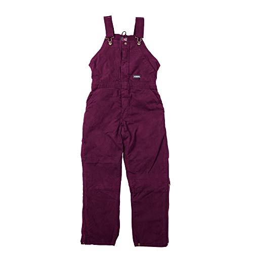 Berne Women s Softstone Insulated Bib Overall, Large Regular, Plum