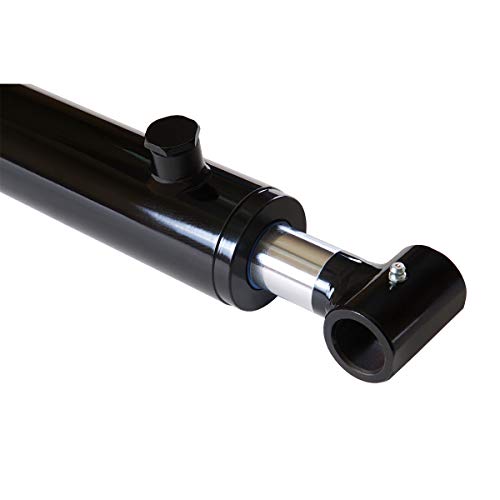 Image of Magister Hydraulic Cylinder 2 inch Bore x 6 inch Stroke, Welded Hydraulic Ram with Cross Tube Ends, Double Acting Hydraulic Piston 3500 PSI (WCT 2x6)
