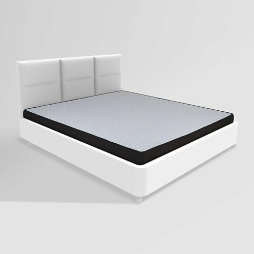 Image of Interio by Godrej Aqmatic Bonnell Queen Bed Spring Mattress (72 x 60 x 6 Inches), 1-Year Warranty, Bonnell Spring