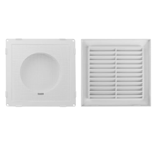 Lüftungsgitter Abschlussgitter Insektenschutz rund Ø 100 mm weiß ABS Gitter