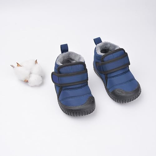 Baby Snow Boots Winter Shoes Boys Girls Cold Weather Baby Faux F𝐮r Shoes Waterproof Snow Boots For Toddler Boys2