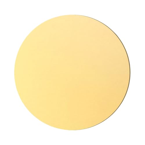 HAOTAISH Brass Round Plate is Used for DIY Handicraft Industrial Milling Lathe Processing, Thickness 5mm,5×25mm