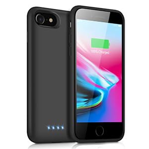 YHO HETP Battery Case for iPhone 8plus/7plus 8500mAh Portable Rechargeable Charger Case for iPhone 7plus Extended Battery Pack for iPhone 8plus Protective Charging Case [5.5 inch]- Rose Gold