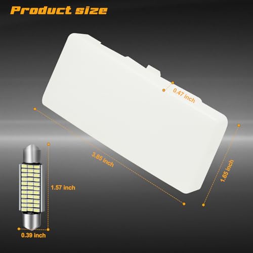 Luz de cúpula para cabina con cubierta y LED para camioneta miniatura 6