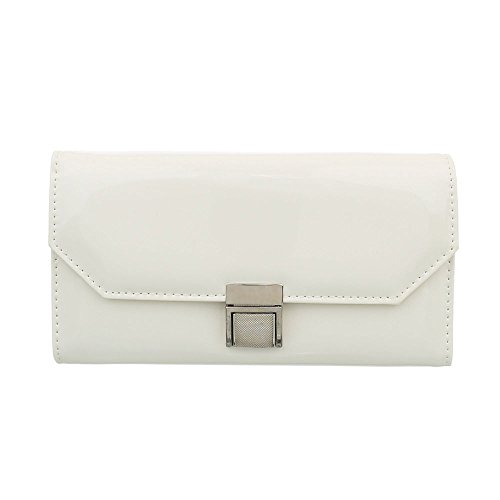 Preisvergleich Produktbild Damen Geldbörse, Portemonnaie, Weiß, GB-FLD9346-white
