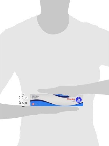 Peines plásticos finos para cabello, 9 pulgadas, pack 12 miniatura 3