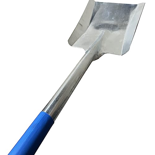 Steel Material Garden Shovel Barbecue Installed Carbon Shovel Fireplace Ash Shovel Slag Shovel Garden Shovel Coal Shovel Stove Fire Cleaning Utensils (Square) #TOP3