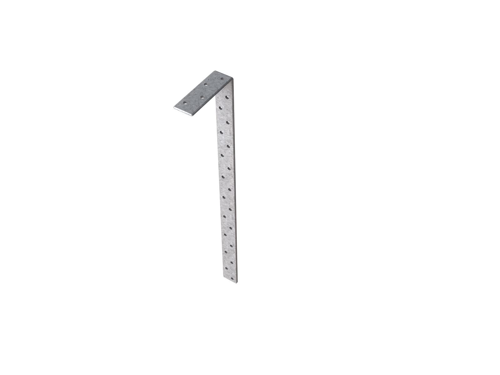 Bpc Fixings Silver Heavy Duty Restraint Bend Strap, 1600 Mm Length X 150 Mm Width
