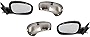 JUMADA Power Mirror Fits Heated Chrome Manual Folding Set Of 2
