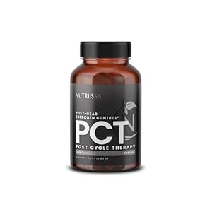 Nutriissa PCT – Premium Testosterone Support & Estrogen Control – EPEB Certified for Purity & Potency – 200:1 Tongkat Ali & Fadogia Agrestis – Vegan, 180 Capsules