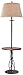 Franklin Iron Works Rustic Farmhouse Country Cottage Floor Lamp with Tray End Table 63.5