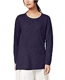 Eileen Fisher Organic Linen Blend Marled Sweater (Salt Lake, M)