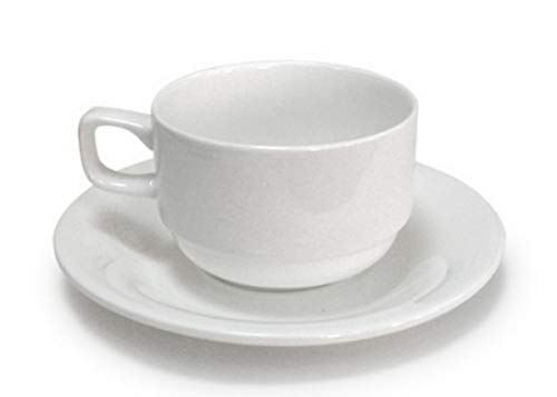 Amazon.com | Wilmax White Porcelain Set Of 6 (7 Oz | 220 Ml Tea