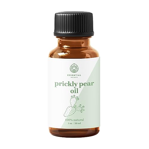 Essential Delights Prickly Pear Seed Oil - Cold Pressed Premium Carrier Oil...