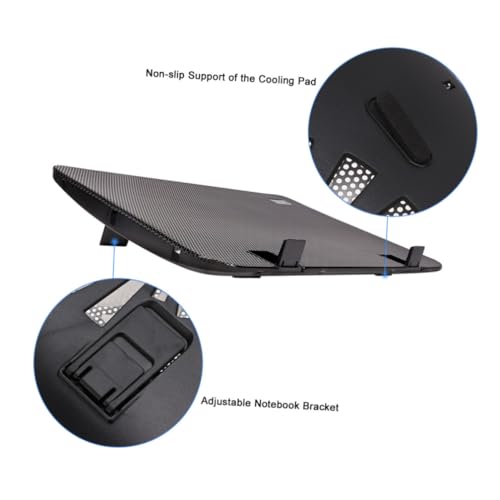 Base de enfriamiento para laptop 6 pulgadas Lurrose miniatura 4