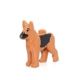 LEGO Animal (German Shepherd, Police Dog) w/ Black Eyes, Muzzle