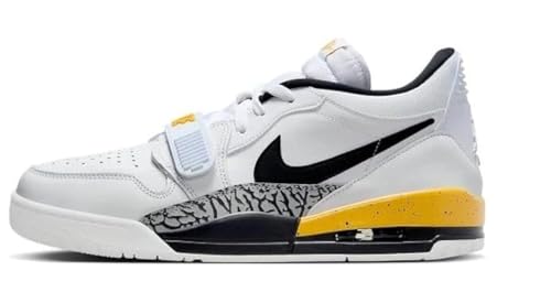Jordan Men's Legacy 312 Low White/Black-Yellow Ochre (CD7069 107) - 11.5